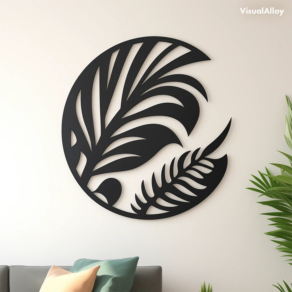 Metal Leaf Wall Decor