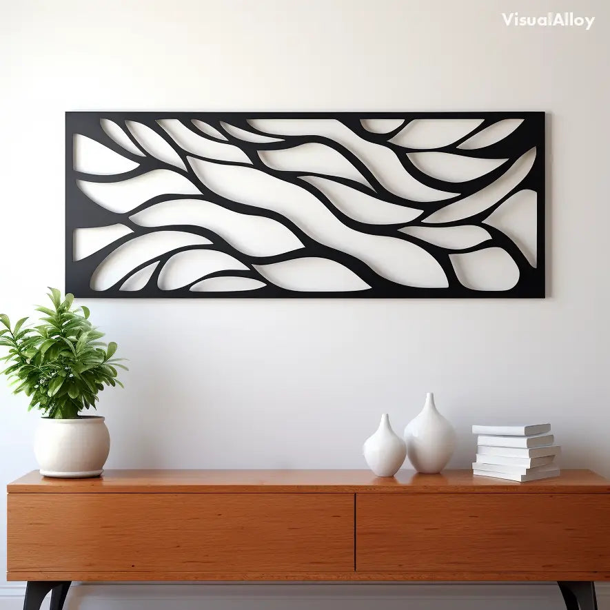 Abstract Metal Tree Wall Art