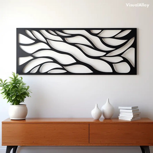 Abstract Metal Tree Wall Art