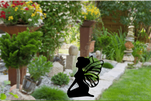 Enchanting Metal Fairy Garden Art Stakes