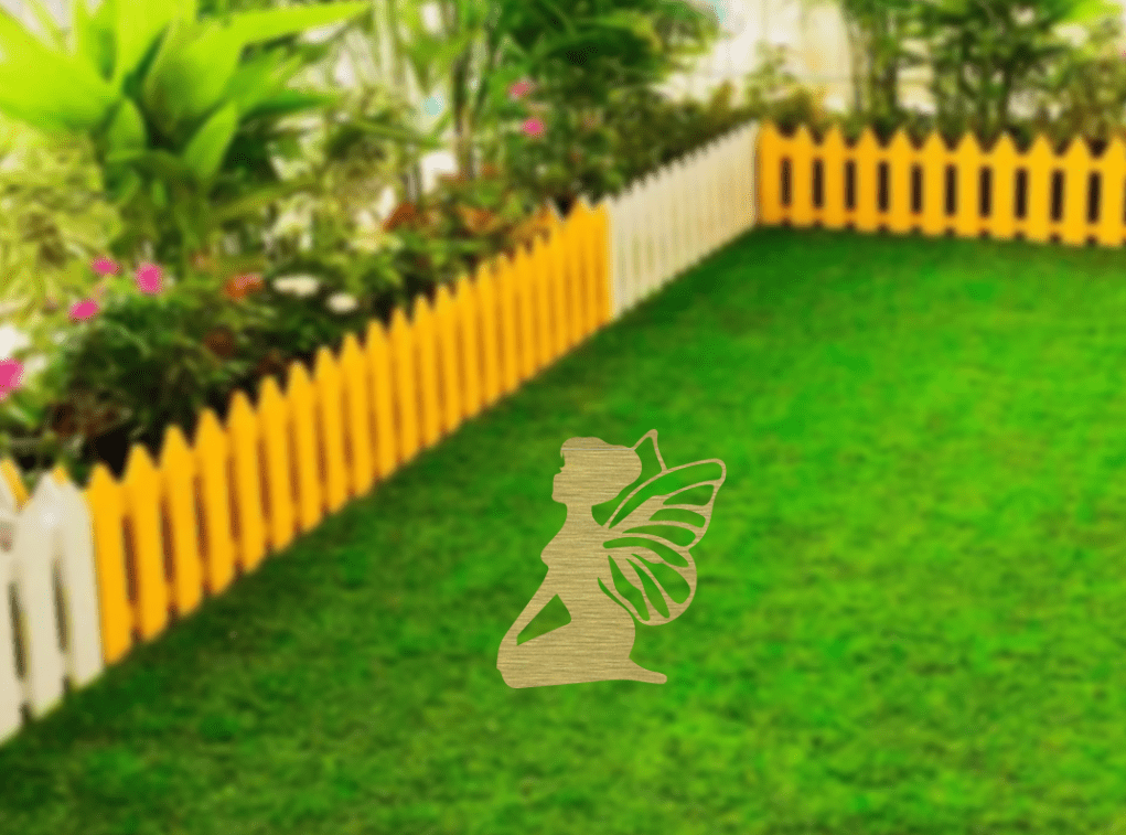 Enchanting Metal Fairy Garden Art Stakes