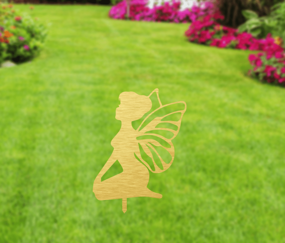 Enchanting Metal Fairy Garden Art Stakes