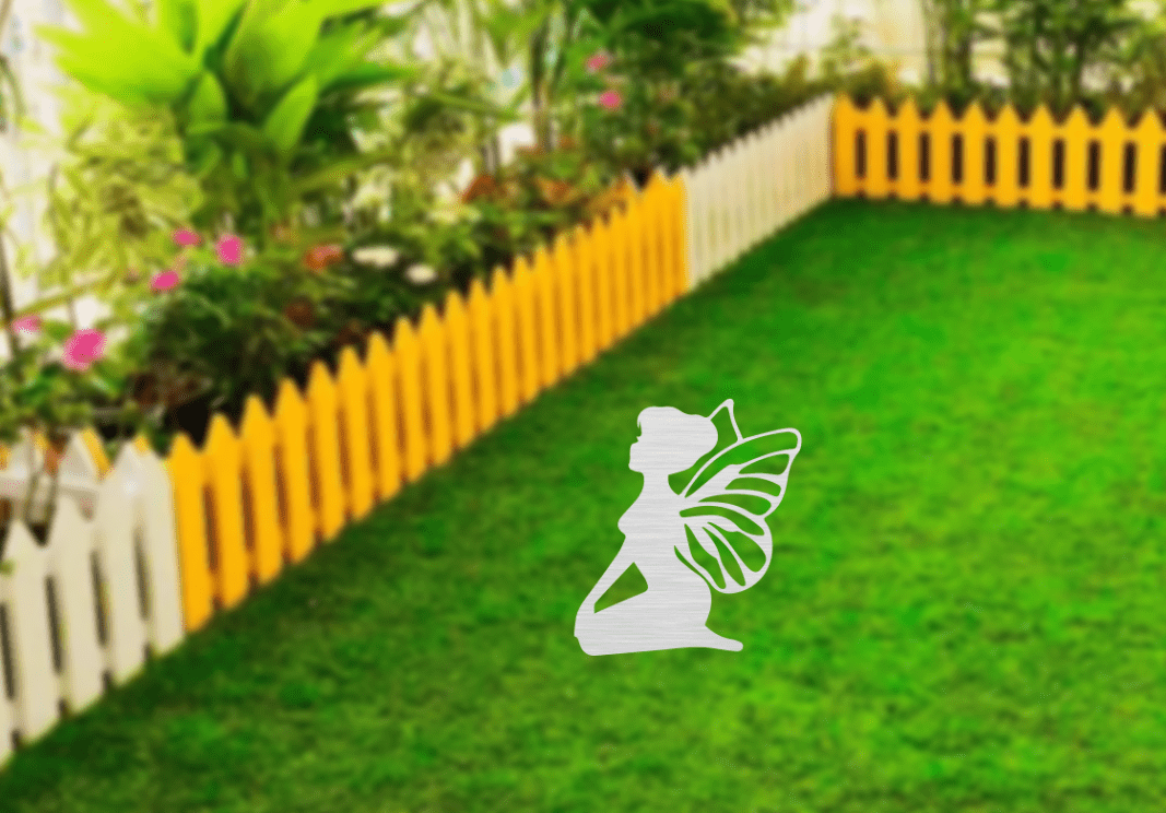 Enchanting Metal Fairy Garden Art Stakes