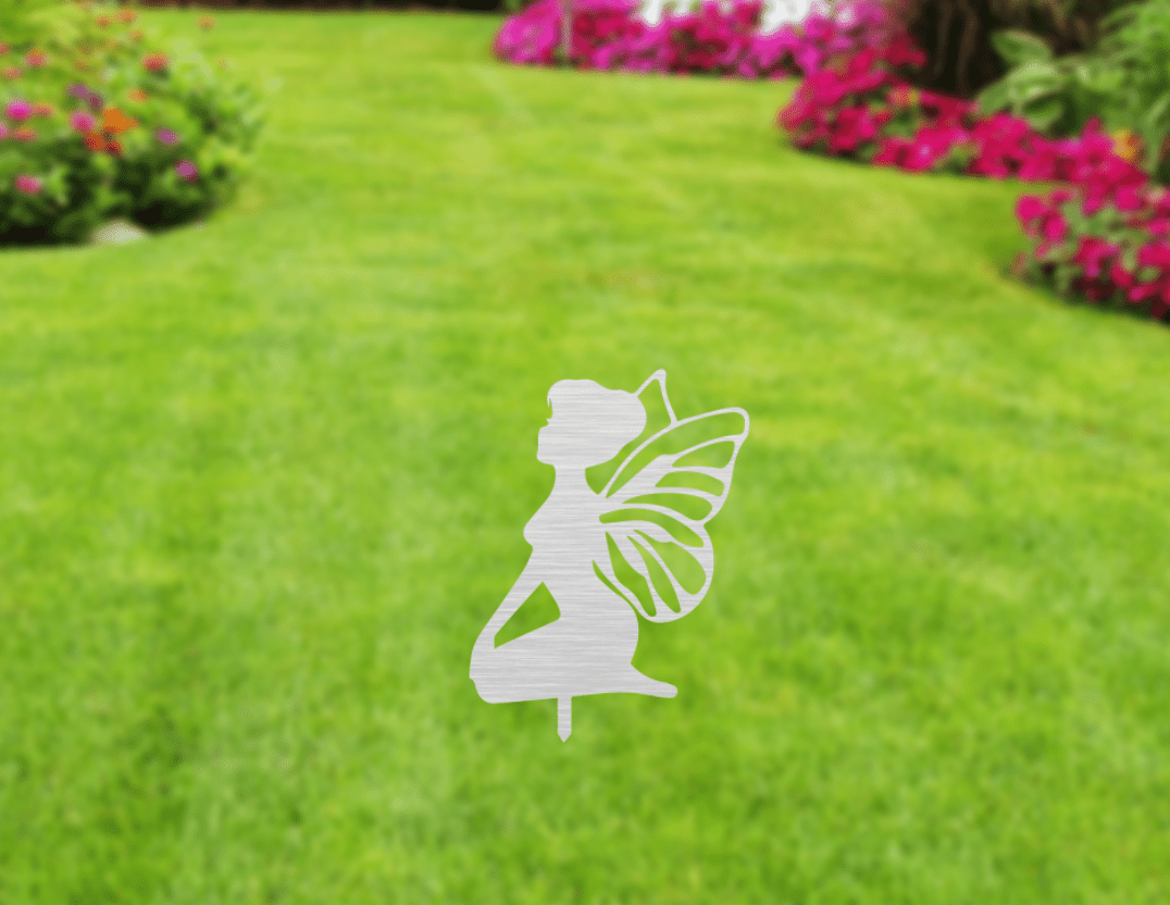 Enchanting Metal Fairy Garden Art Stakes