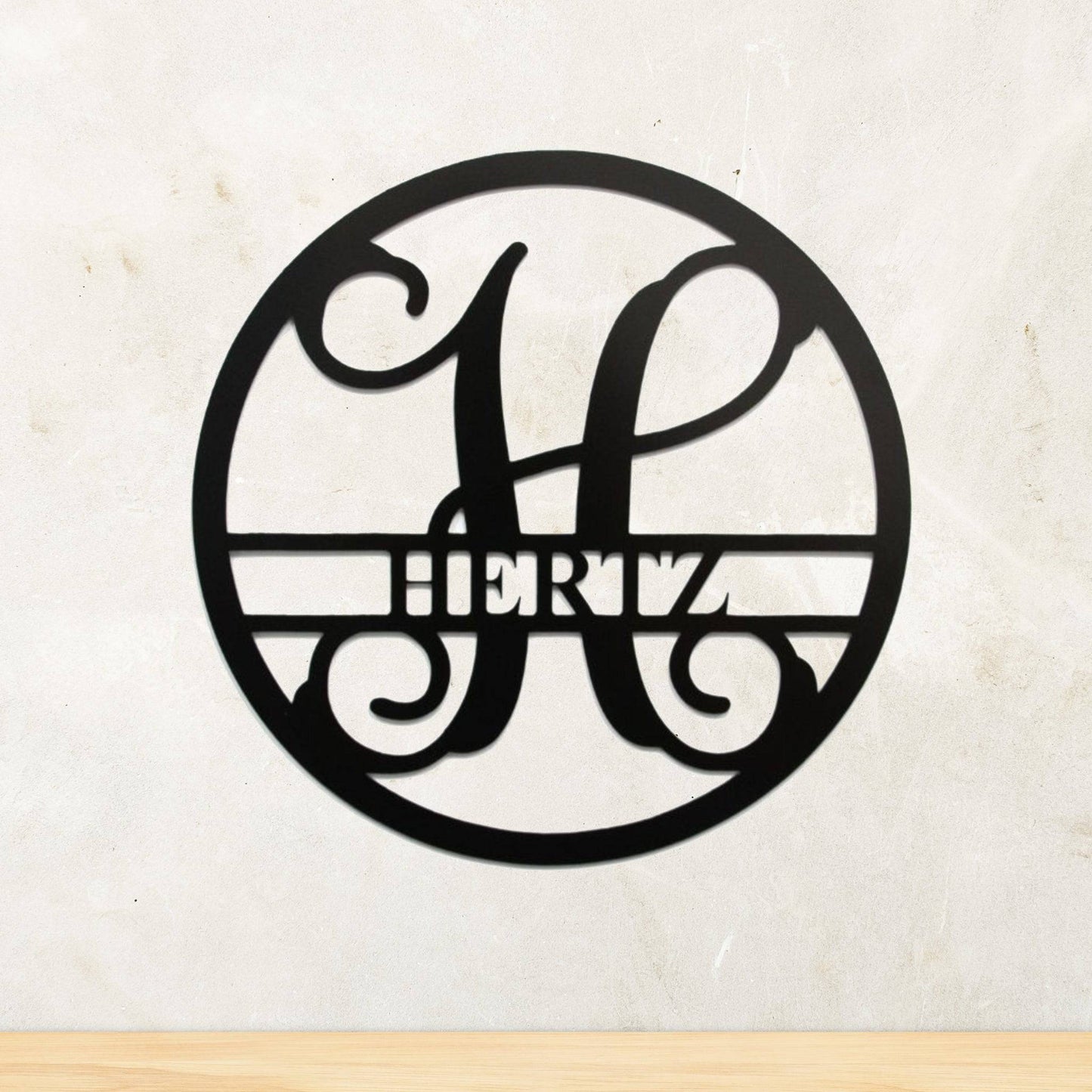 Personalized Monogram Metal Wall Art for a Stylish Touch