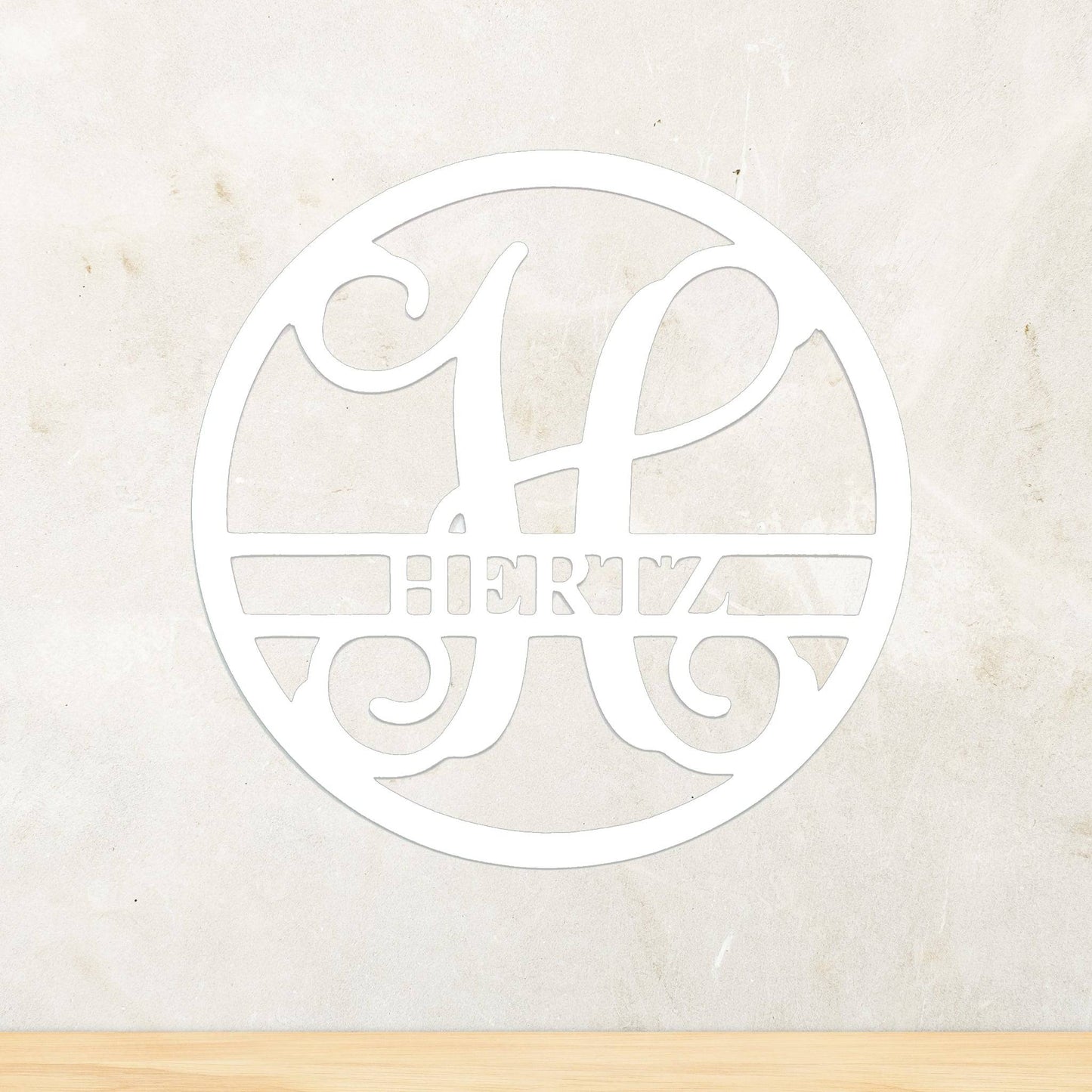 Personalized Monogram Metal Wall Art for a Stylish Touch