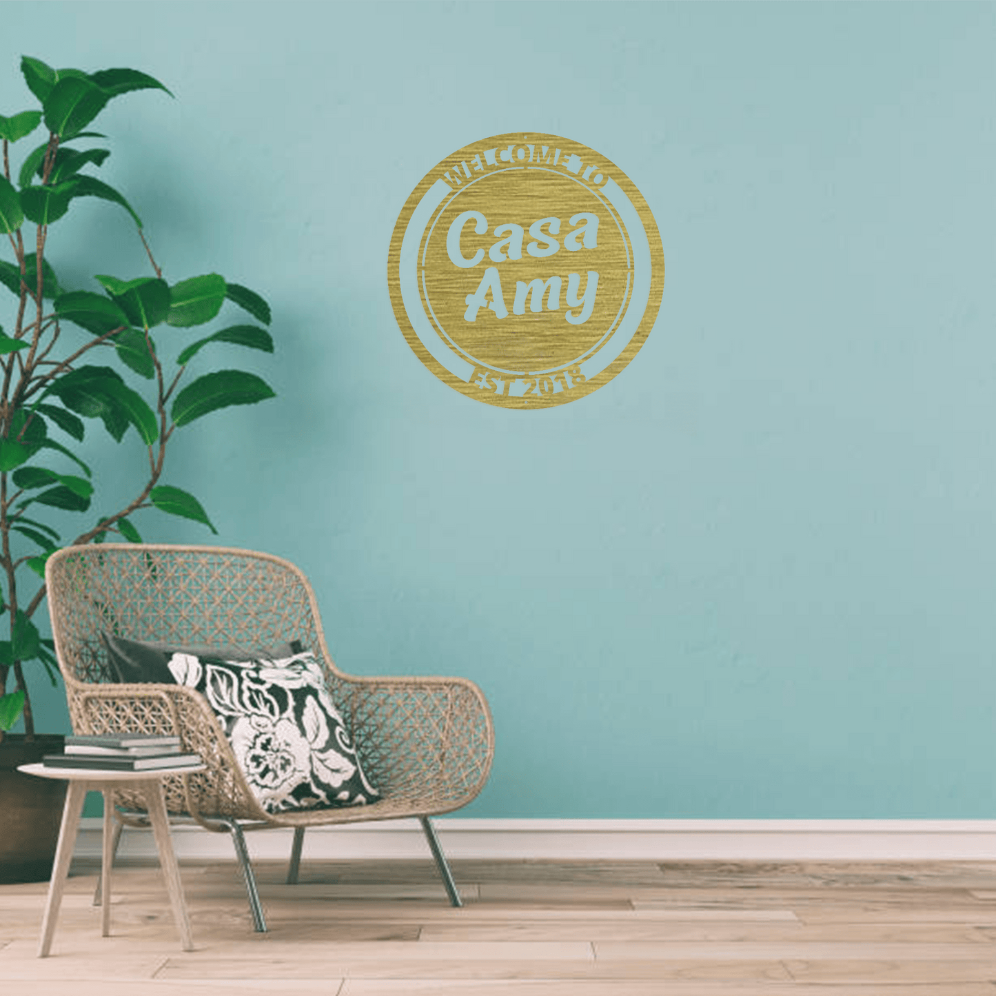 Customizable Metal Wall Art - Unique Patio Sign