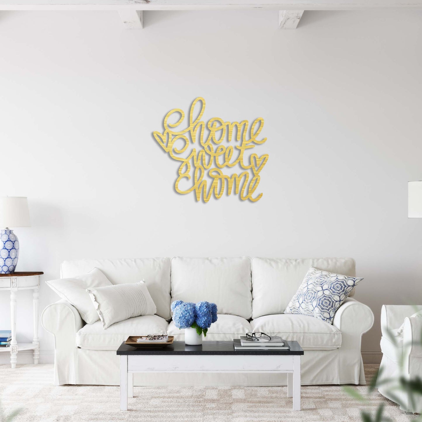 Charming "Home Sweet Home" Metal Wall Art for a Welcoming Touch