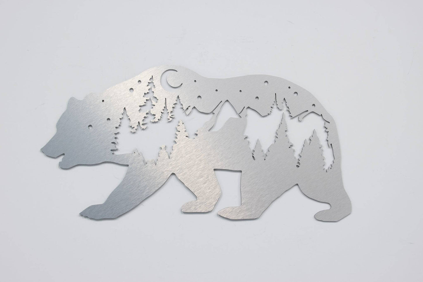 Majestic Bear Metal Wall Art Decor