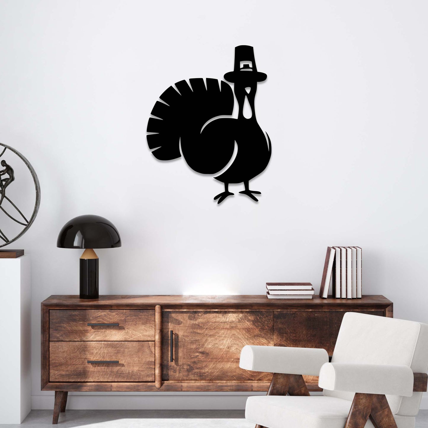 Celebrate Thanksgiving with Stunning Metal Turkey Wall Art