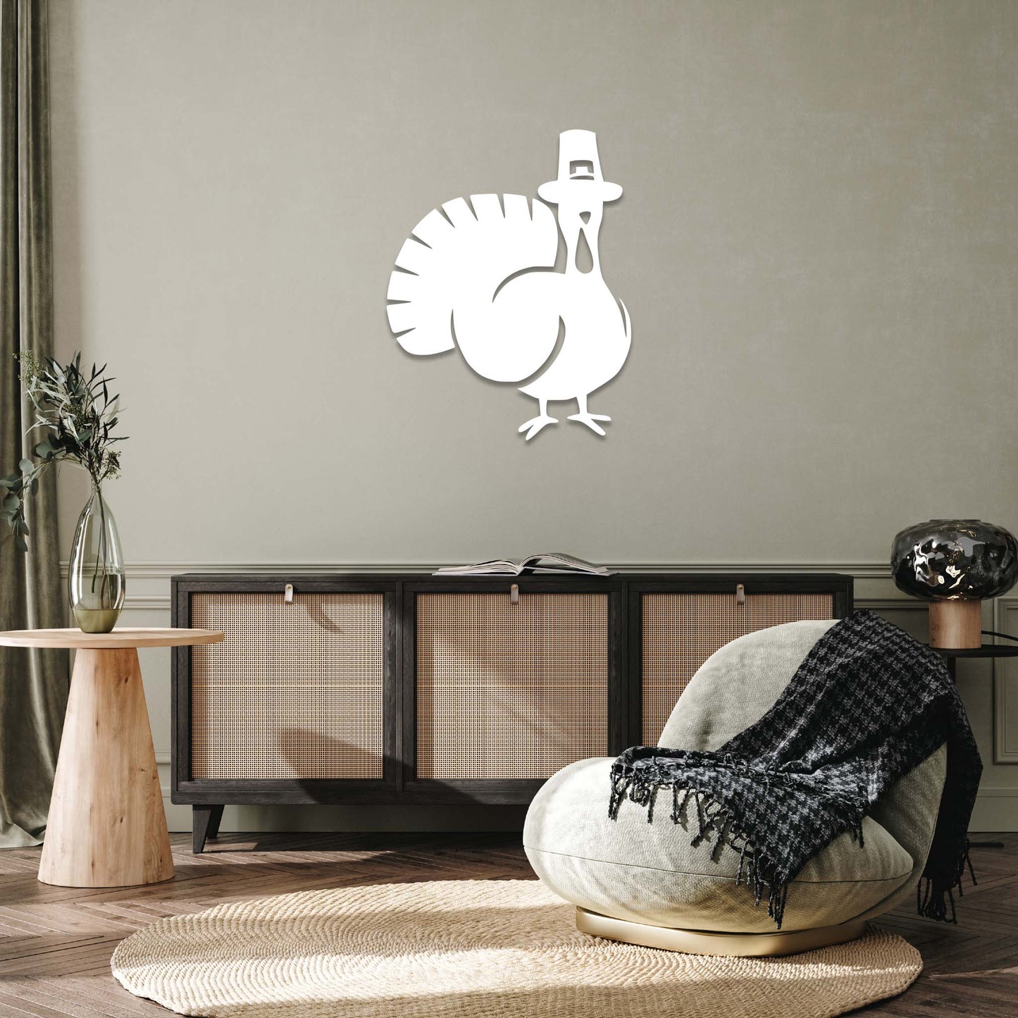 Celebrate Thanksgiving with Stunning Metal Turkey Wall Art