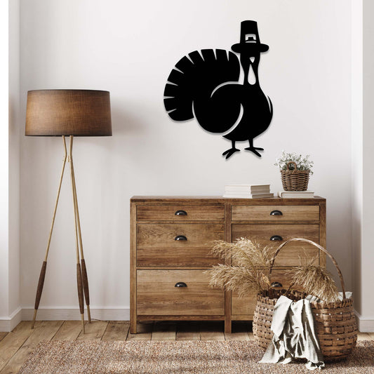 Celebrate Thanksgiving with Stunning Metal Turkey Wall Art