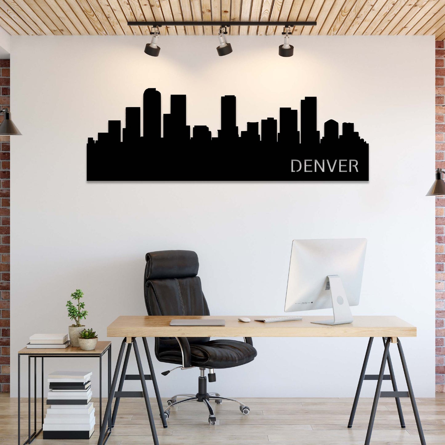 Stunning Denver Skyline - Artistic Metal Wall Decor