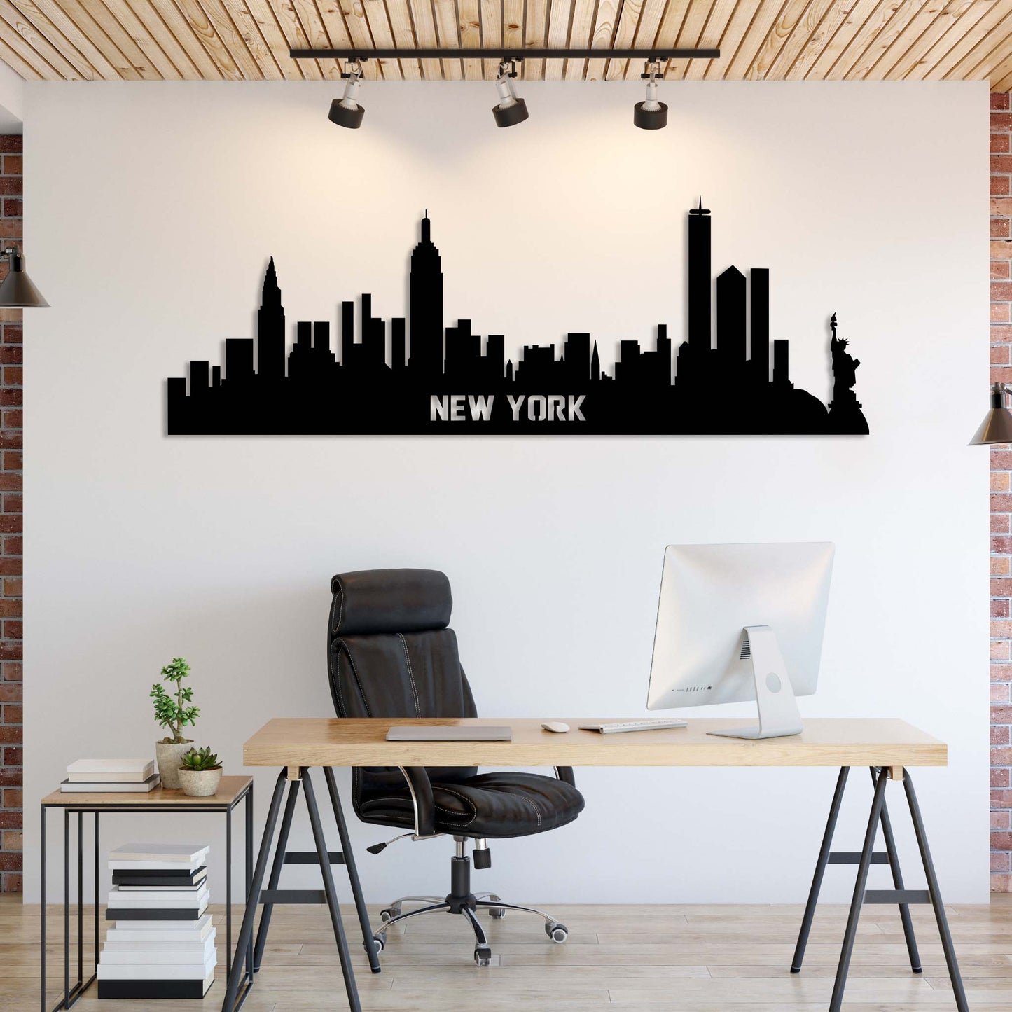 Breathtaking New York City Skyline - Stunning Metal Wall Art Decor