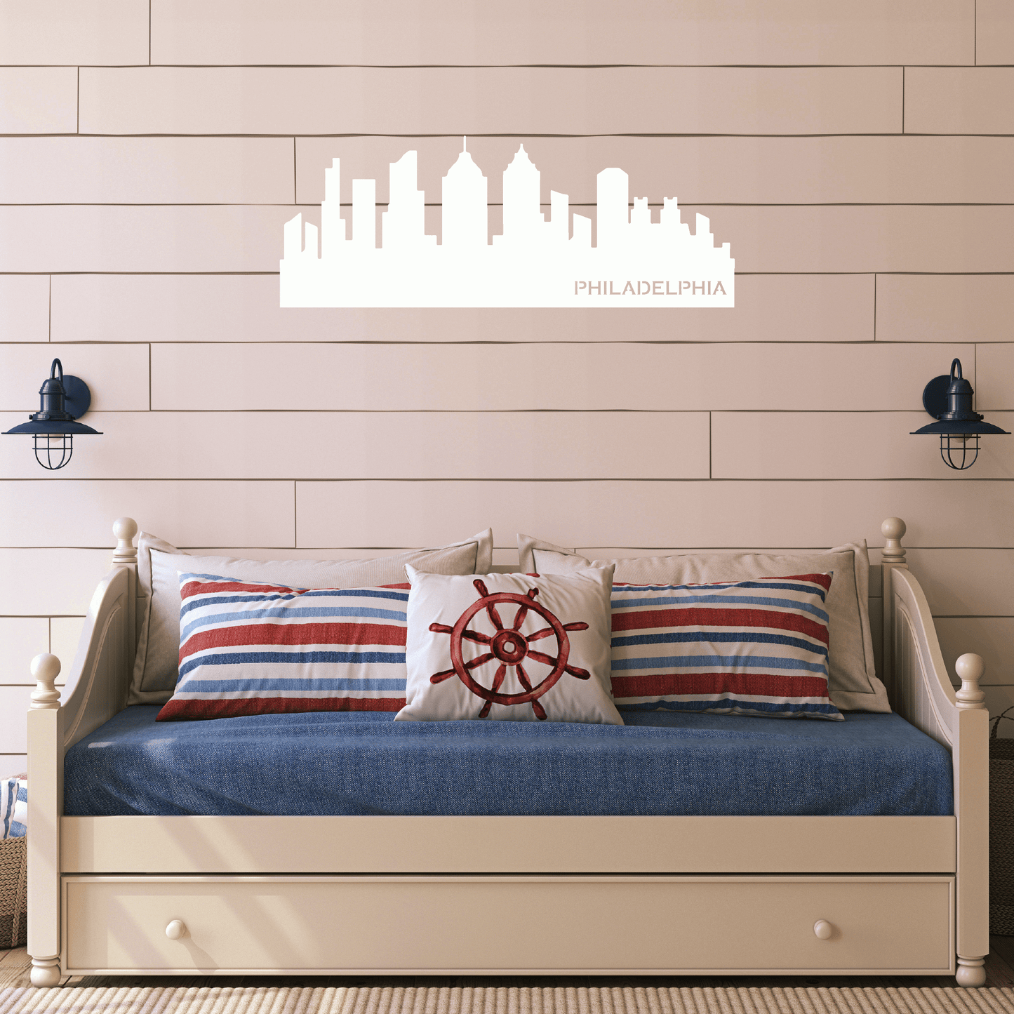 Stunning Philadelphia Skyline - Elegant Metal Wall Art Décor