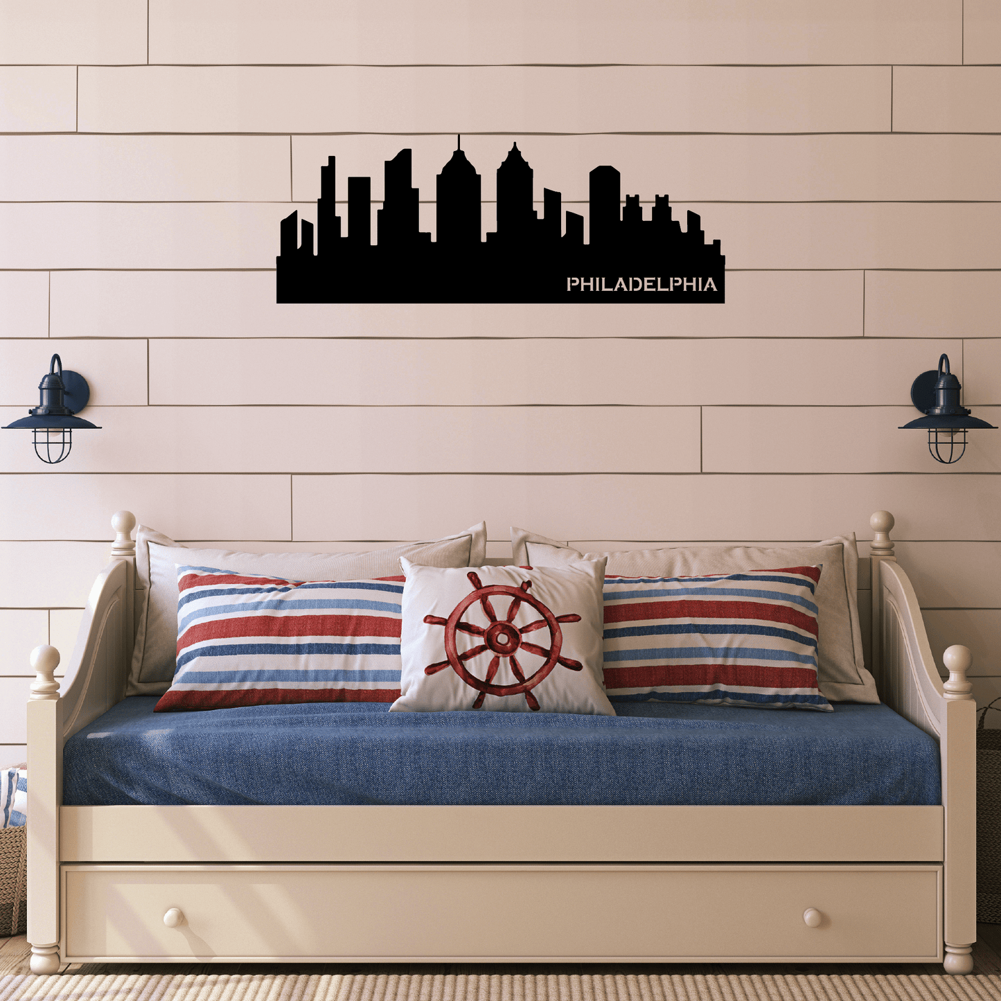 Stunning Philadelphia Skyline - Elegant Metal Wall Art Décor