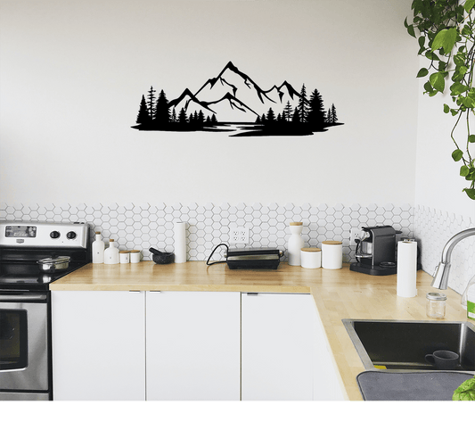 Captivating White Mountains Metal Wall Art from New Hampshire