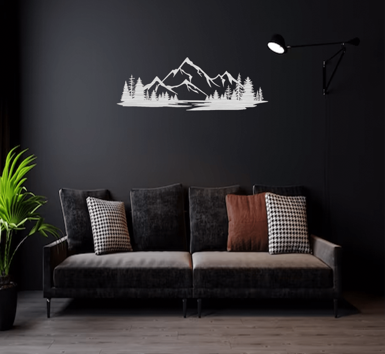 Captivating White Mountains Metal Wall Art from New Hampshire