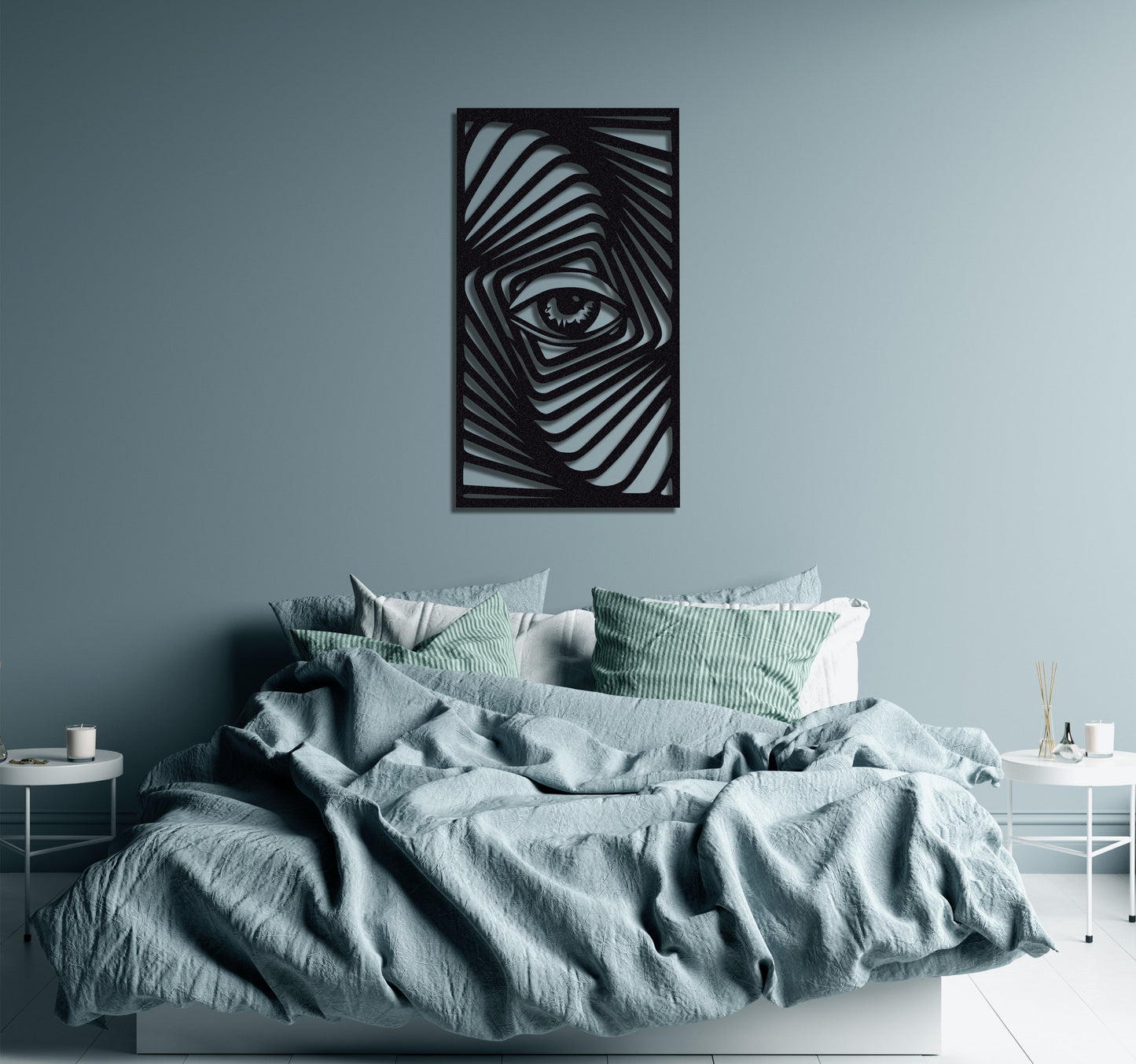 ・"Zebra Eye"・Premium Metal Wall Art - Limited Edition