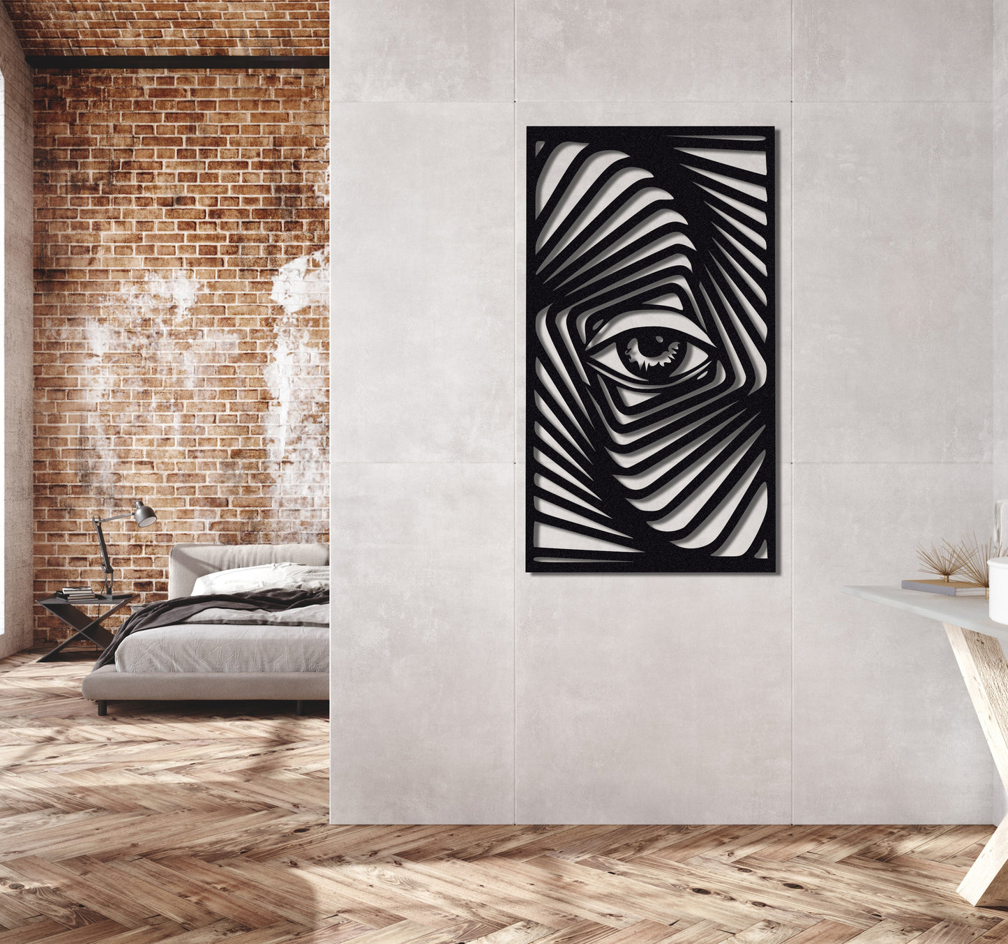 ・"Zebra Eye"・Premium Metal Wall Art - Limited Edition